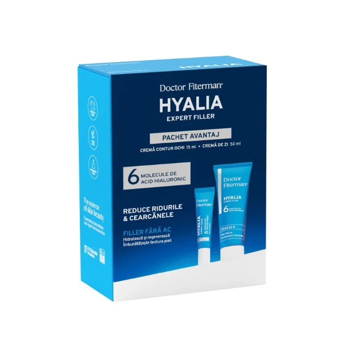 Caseta Cadou Doctor Fiterman (crema de zi 50ml + crema de noapte 50ml) Hyalia